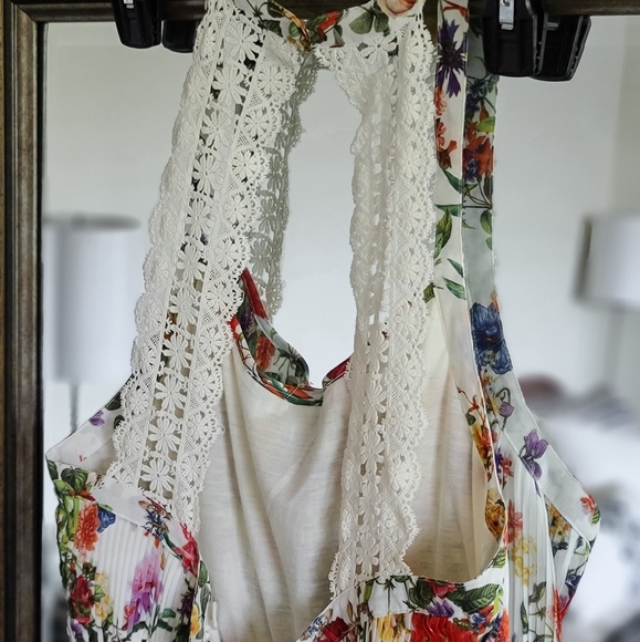 Others Follow Pleated Floral Dress - Picture 2 of 4